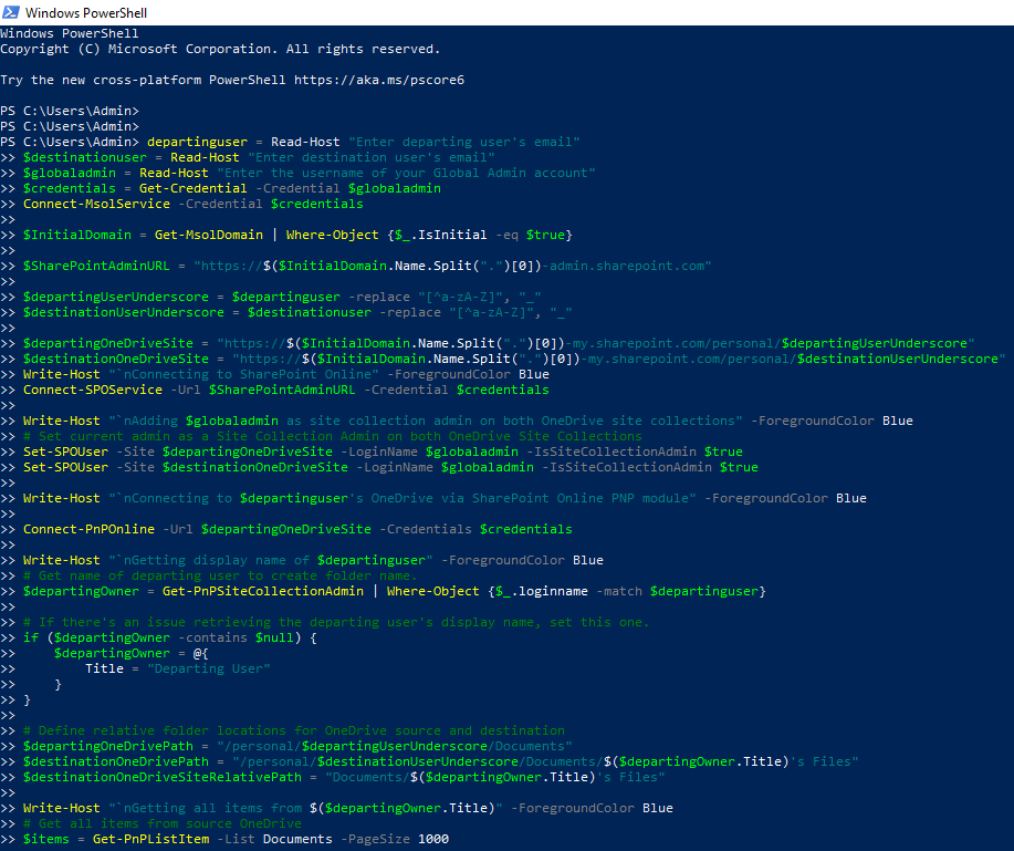 Powershell scripts 1