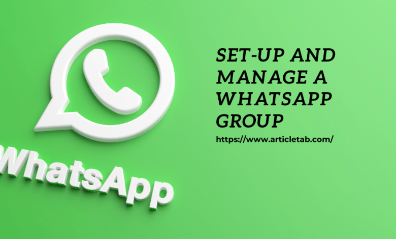 manage a whatsapp group